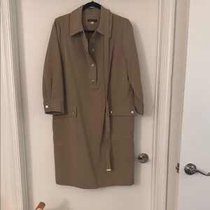 Tommy Hilfiger  Taupe Shirt Dress
